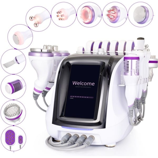 10 in 1 Cavitation Machine 2.5 Vacuum System Beauty Salon Use for Fat Reduction and Skin Care