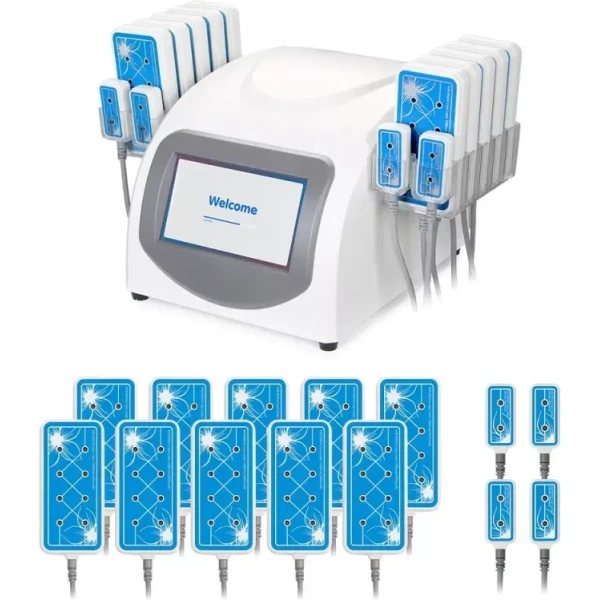 160MW Lipo Laser Body Slimming Fat Loss Beauty Machine with 14 Pads