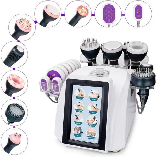 40K 9 in 1 Ultrasonic Cavitation Vacuum Lipolaser Machine