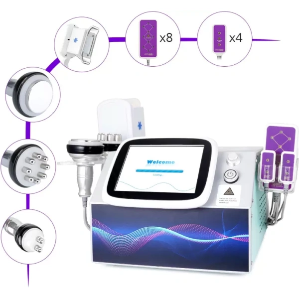 5IN1 40K Cavitation RF Skin Tightening Fat Freezing Machine