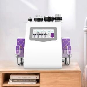 Unoisetion 6 IN 1 40k Cavitation Machine RF Body Shape Laser Lipo Deivce Vacuum Buttuck