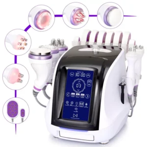 MYCHWAY 6-In-1 Ultrasonic Cavitation Vacuum RF Body Slimming Machine Home Spa Use