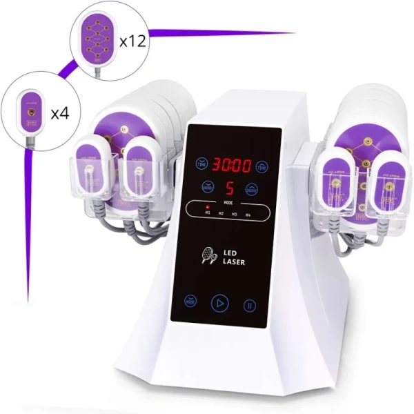 635NM-650NM LED Laser 5MW Cellulite Removal Lipolaser Machine