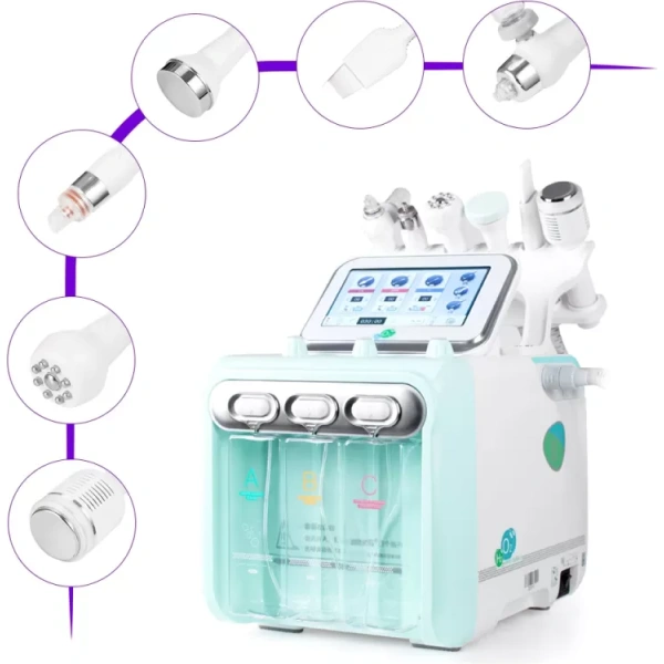 6in1 Hydrodermabrasion Machine For Deep Cleansing Moisturizing Skin Rejuvenation