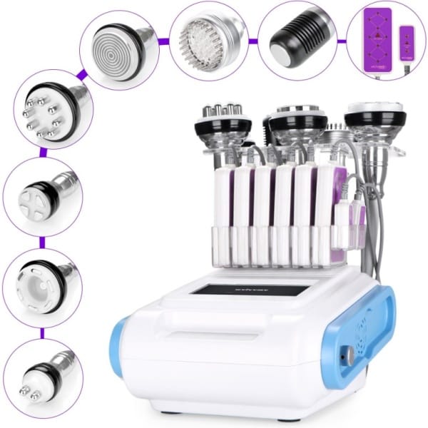 8 IN 1 Ultrasonic Cavitation Vacuum RF Microcurrent Body Slimming Laser Machine