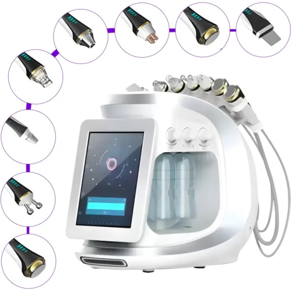 8In1 Smart Ice Blue Facial Care Machine For Cleansing, Hydration, Skin Lifting