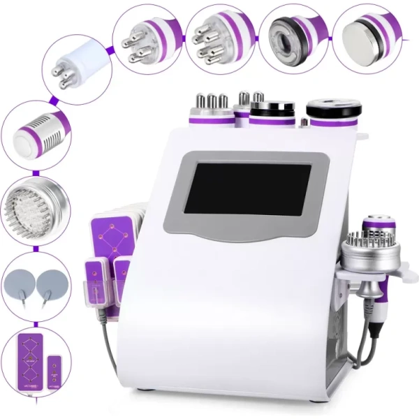 9 In 1 Multifunction Ultrasonic Cavitation RF Vacuum Body Slimming Machine
