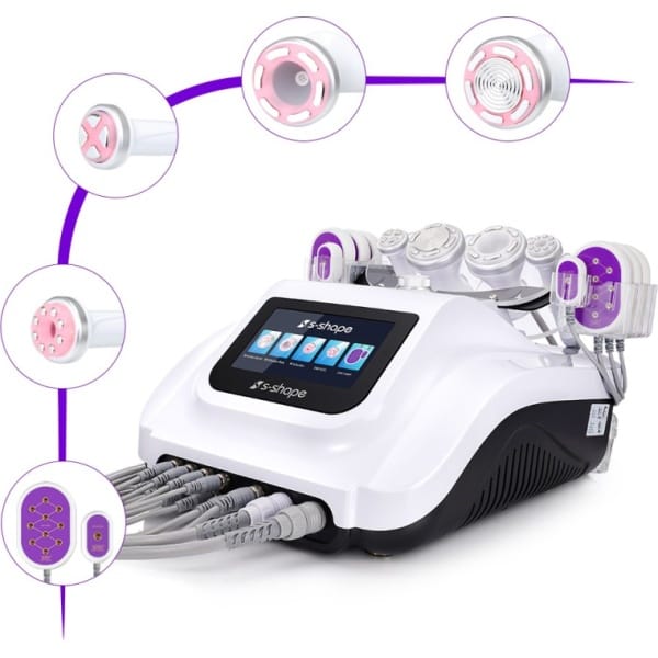 6 in 1 Cavitation Machine Body Sculpting Facial Anti-Aging Skin Tightening for Home Use