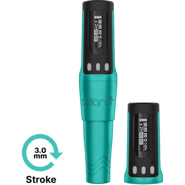 Bellar Air Blue 3.0 mm Stroke Wireless PMU Machine (2 Batteries Included)