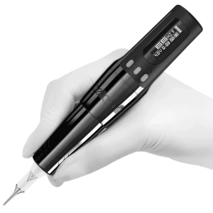 Bellar Air Stealth Black 3.0 mm Stroke Wireless PMU Machine (2 Batteries Included)