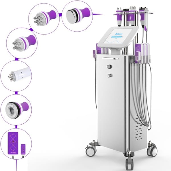 Best vacuum cavitatioRF system 6 in 1 Body shape Skin Tightening and Skin Rejuvenation Lipo laser slimming machine