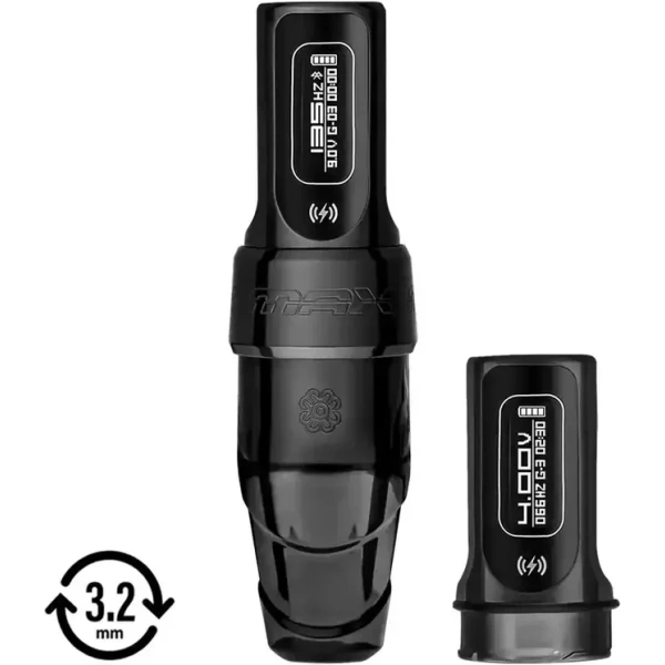 Stealth Black 3.2mm Stroke PMU Machine (Extra PowerBolt II)