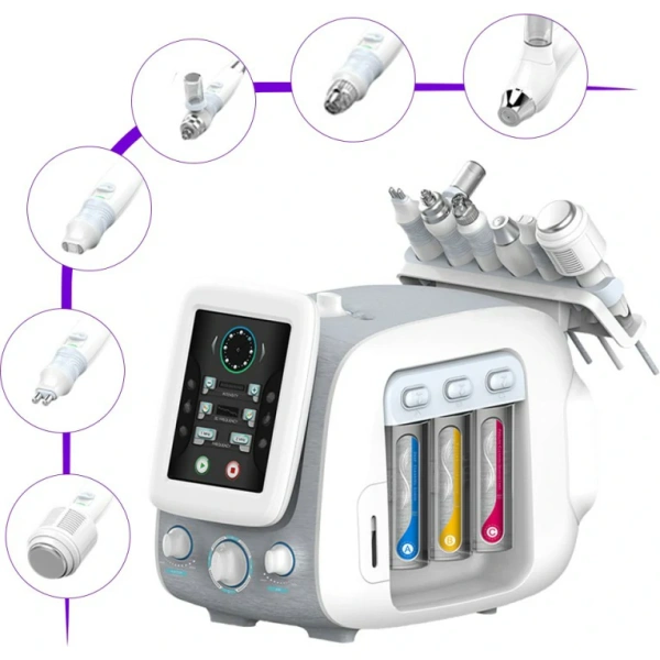 Newest H2 O2 Hydro Dermabrasion Heat Water Plasma Skin Nano Facial Machine