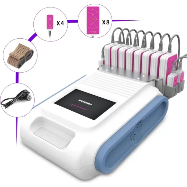 Professional 160mw Lipo Laser Fat Removal Machine 12 Laser Pads