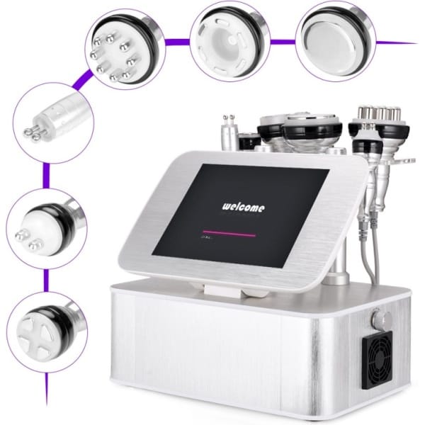 6 in 1 Ultrasonic Cavitation Machine Profesional Body Shaping Face Lifting for Small Beauty Studios