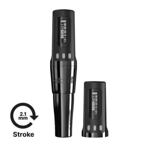 Microbeau Bellar Air Stealth Black 2.1 mm Stroke Wireless PMU Machine (2 Batteries Included)