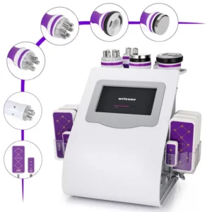 Unoisetion Professional 6 In1 Cavitation 40K Radio Frequency Vacuum Body Slimming Beauty Equipment