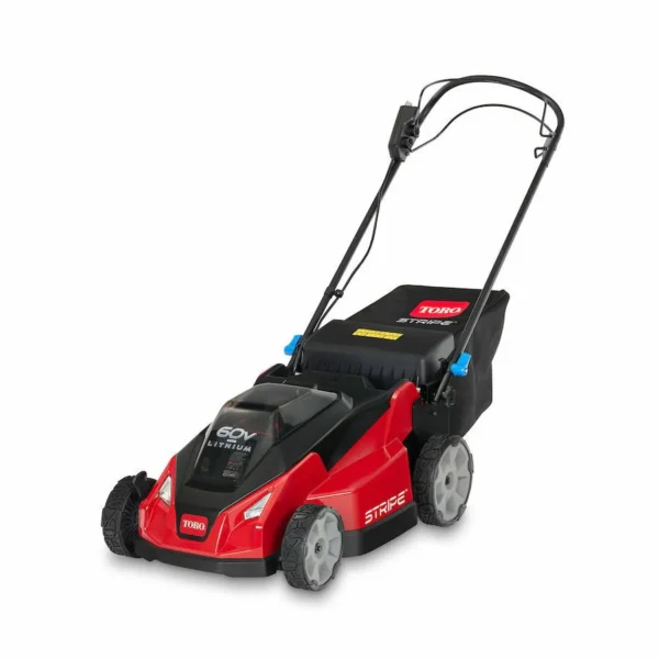 21 in. Stripe 60v Battery RWD, HW, Dual Blades, Super Bagger