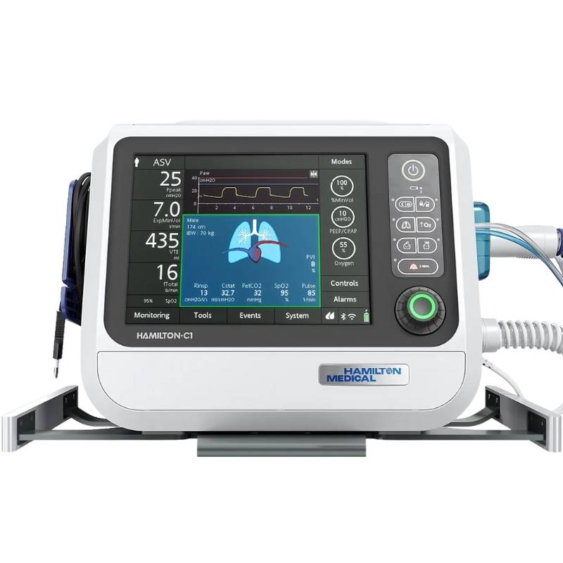 Hamilton C1 Ventilator without Neonatal Mode, with Rechargeable Battery